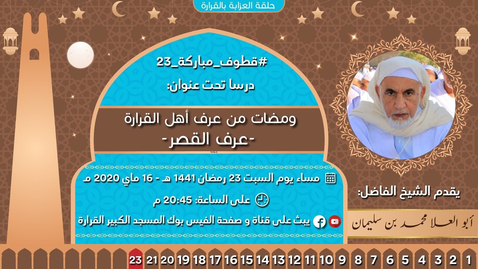 ومضات من عرف أهل القرارة -عرف القصر-